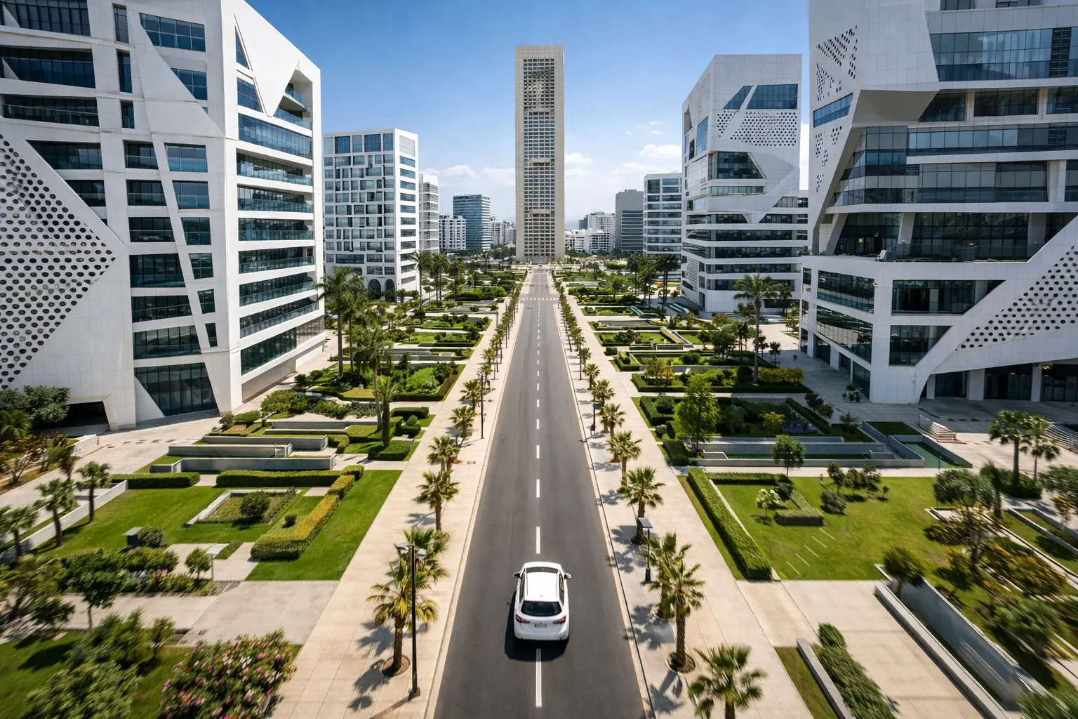 Route panoramique reliant Casablanca &agrave; l'arri&egrave;re-pays